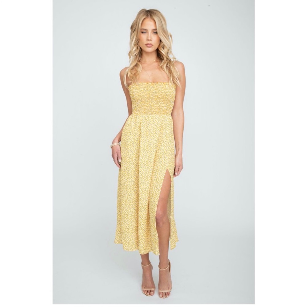 Resa Ashley MIDI Dress in Honeysuckle Poppy
